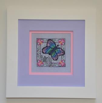 Frony Ritter Designs - Summer Series - Glistening Butterfly-Frony Ritter Designs - Summer Series - Glistening Butterfly, flowers, insects, cross stitch, Expo