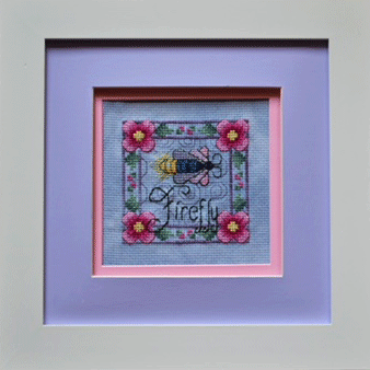 Frony Ritter Designs - Summer Series - Glowing Firefly-Frony Ritter Designs - Summer Series - Glowing Firefly, insects, flowers, Expo,cross stitch