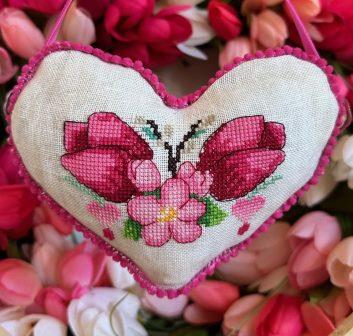 Luhu Stitches - The Tulip Cottage Collection - Flora's Posies-Luhu Stitches - The Tulip Cottage Collection - Floras Posies, flowers, bunny, garden, Nashville Market Release, cross stitch