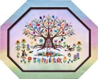 Glendon Place - Eggcellent Easter Tree - Cross Stitch Pattern