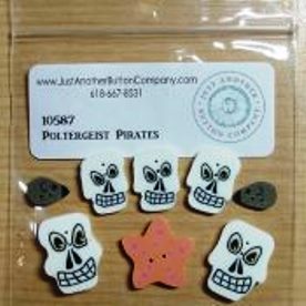 Just Another Button Company - Button Pack for Glendon Place - Poltergeist Pirates-Just Another Button Company - Button Pack for Glendon Place-Poltergeist Pirates, embellishments,