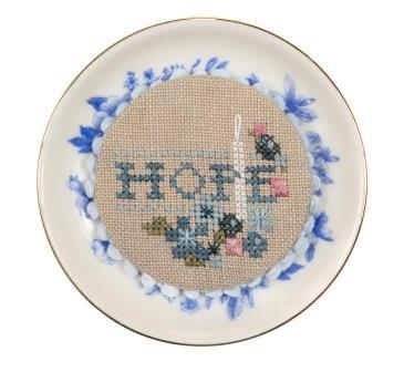 Heart in Hand Needleart - Hope-Heart in Hand Needleart - Hope, flowers, candle, flame, cross stitch