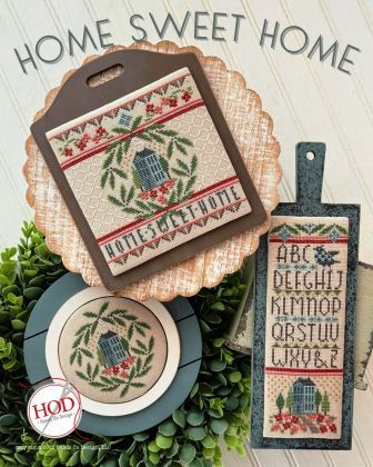 Hands On Design - Home Sweet Home-Hands On Design - Home Sweet Home, sampler, house, family, cross stitch