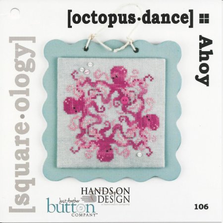 Hands On Design & Just Another Button Company - Square.ology - Ahoy - octopus.dance-Hands On Design  Just Another Button Company - Square.ology - Ahoy - octopus.dance, ocean, pink octopus, dancing, 