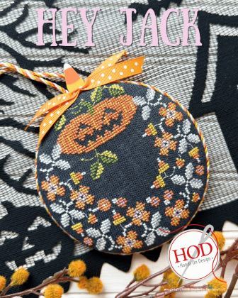 Hands On Design - Hey Jack!-Hands On Design - Hey Jack, 2026 Needlework Marketplace Release, pumpkins, candy corn, Halloween, trick or treat, 