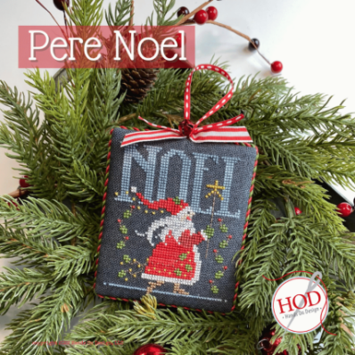 Hands On Design - Pere Noel-Hands On Design - Pere Noel, Christmas, Santa Claus, ornament, Christmas tree, cross stitch