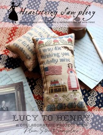Heartstring Samplery - Lucy to Henry-Heartstring Samplery - Lucy to Henry, America, American flag, USA, eagle, cross stitch 