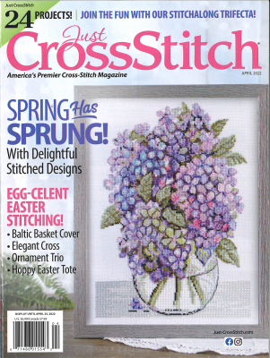 Just Cross Stitch - 2022 #2 Mar/Apr Issue-Just Cross Stitch - 2022 2 MarApr Issue, Spring, Easter, magazine, cross stitch