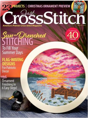 Just Cross Stitch - 2023 #4 July/Aug Issue-Just Cross Stitch - 2023 4 JulyAug Issue, Christmas, Ornament, cross stitch, projects, 
