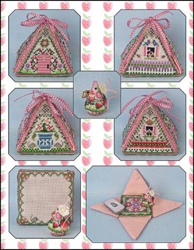 Just Nan - Summer Mouse in a House-Just Nan - Summer Mouse in a House, cross stitch