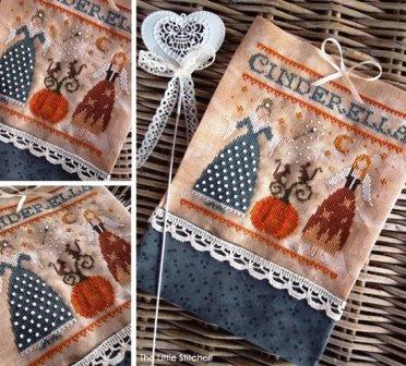 The Little Stitcher - Cinderella and the Fairy Godmother-The Little Stitcher - Cinderella and the Fairy Godmother. pumpkin, ball, magical, glass slipper, prince, cross stitch