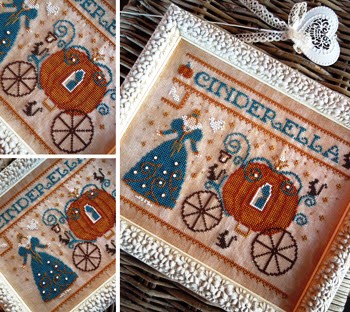 The Little Stitcher - Cinderella-The Little Stitcher - Cinderella, prince, pumpkin carriage, Disney, fairytails, children stories, 