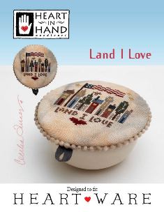 Heart in Hand Needleart - Land That I Love