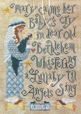 Silver Creek Samplers - Mary's Lullabye-Silver Creek Samplers, Marys Lullabye, baby Jesus, Christmas, mother and child, Cross Stitch Pattern
