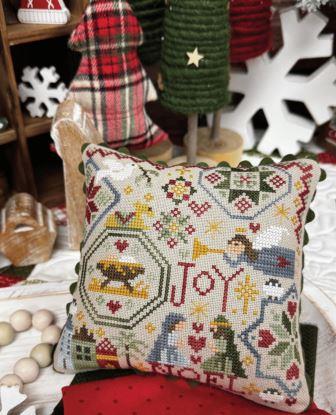 Primrose Cottage Stitches - Nativity Quaker-Primrose Cottage Stitches - Nativity Quaker, birth, Christmas, Jesus, manger, joy, angel, Joseph, Mary, Bethlehem, dove, Prince of Peace, cross stitch