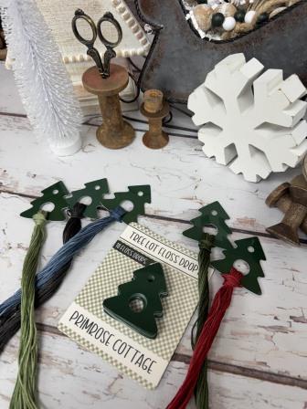 Primrose Cottage Stitches - Tree Lot Floss Drops-Primrose Cottage Stitches - Tree Lot Floss Drops, threads, organizer, cross stitch, holder, 