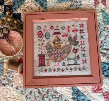 Pansy Patch Quilts and Stitchery - Quilty Bird-Pansy Patch Quilts and Stitchery - Quilty Bird, sewing, sewing machine, quilts, iron, scissors, cross stitch, 2026 Needlework Marketplace Release 