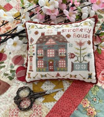 Pansy Patch Quilts and Stitchery - The Houses on Stitchery Lane Part 1 Stitchery House-Pansy Patch Quilts and Stitchery - The Houses on Stitchery Lane Part 1 Stitchery House, stitching, cross stitch, neighborhood, passion, crafts, 