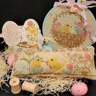 Quaint Rose Needlearts - Spring Chicks-Quaint Rose Needlearts - Spring Chicks, Easter, chickens, 