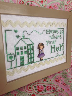 Romy's Creations - Home is Mom - Button & Thread Pack-Romys Creations - Home is Mom - Button  Thread Pack, 