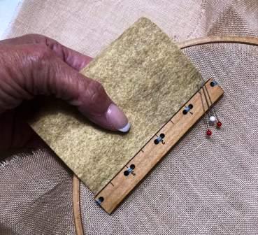 The Purple Thread - Safe Touch-The Purple Thread - Safe Touch, protection, project holder, ruler, cross stitch, Nashville Market Exclusive,