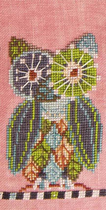 SamSarah Design Studio - Out of the Woods - Owl-SamSarah Design Studio - Out of the Woods - Owl, forest, owls, woodlands, trees, cross stitch