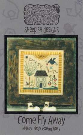 Sheepish Designs - Come Fly Away-Sheepish Designs - Come Fly Away, birds, cats, flowers, house, trees, cross stutcg 