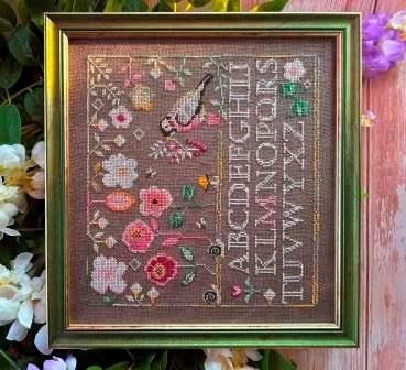 The Snowflower Diaries - Petal Symphony-The Snowflower Diaries - Petal Symphony, flowers, sampler, bird, 