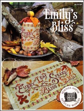 Summer House Stitche Workes - Emily's Bliss-Summer House Stitche Workes - Emilys Bliss, fall, drum, leaves, autumn, Emily Bronte, cross stitch 




