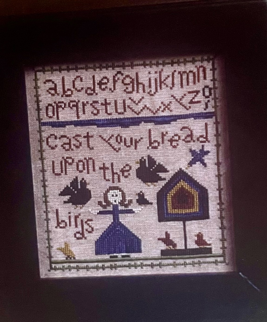 Sheepish Designs - Upon the Birds-Sheepish Designs - Upon the Birds, sampler, bread, feeding, bird house, cross stitch