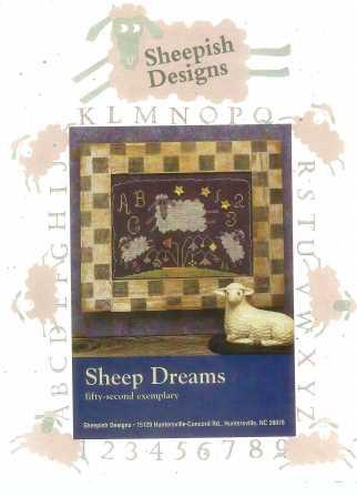 Sheepish Designs - Sheep Dreams-Sheepish Designs - Sheep Dreams, sheep, sampler, flowers, sleeping, cross stitch