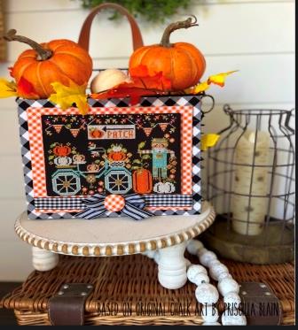 Stitching With The Housewives - Let's Go Ride a Bike - Pumpkin Patch
