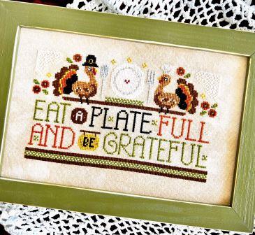 Sweet Wing Studio - WordyBirds 11 November-Sweet Wing Studio - WordyBirds 11 November, Thanksgiving, grafeful, God, blessings, turkey, cross stitch, 2026 Needlework Marketplace Release 