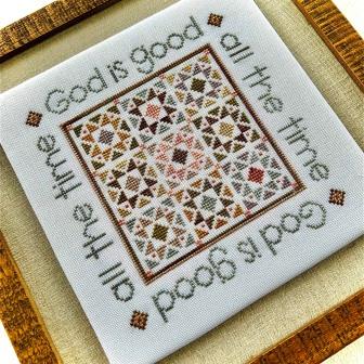 Sweet Wing Studio - God is Good-Sweet Wing Studio - God is Good, all the time, praying, Jesus, bible, quilt squares, cross stitch