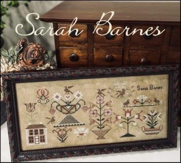 The Scarlett House - Sarah Barnes-The Scarlett House - Sarah Barnes,samplers, flowers, houses, birds, cross stitch