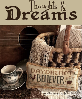 Teresa Kogut - Thoughts & Dreams-Teresa Kogut - Thoughts  Dreams,  flowers, weeds, believer, darling, love, cross stitch 