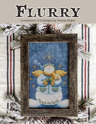 Teresa Kogut - Flurry-Teresa Kogut - Flurry, Santa Claus, snowman, Jesus, Christmas, ornament, cross stitch