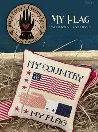 Teresa Kogut - My Flag-Teresa Kogut - My Flag, My country, American falg, USA, patriotic, cross stitch