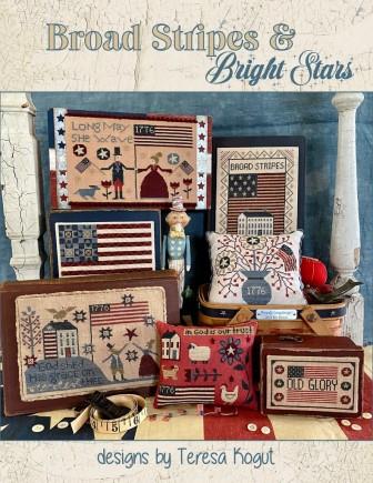 Teresa Kogut - Bright Stars Book-Teresa Kogut - Bright Stars Book, USA, Patriotic, America, 4th of July, cross stitch 