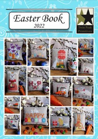 Twin Peak Primitives - Easter Book 2022-Twin Peak Primitives - Easter Book 2022, Easter bunny, Easter eggs, spring, lamb, Jesus, cross stitch, ornaments, 