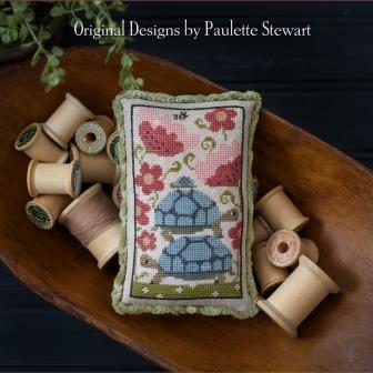 Plum Street Samplers - Tortoise Tower-Plum Street Samplers - Tortoise Tower, turtles, reptiles, family, stack, cross stitch, Nashville market,  