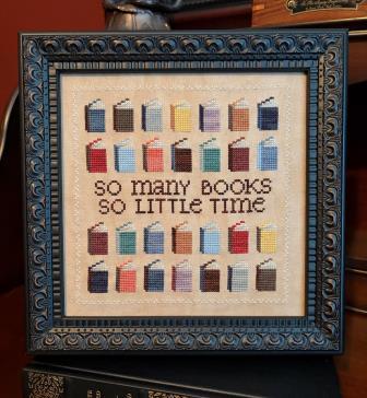 Sweet Wing Studio - So Many Books-Sweet Wing Studio - So Many Books, 2026 Needlework Marketplace, cross stitch, reading, novels, fiction, classics, book club, 