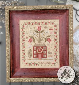 With Thy Needle & Thread - ABC  123 Sampler?-With Thy Needle  Thread - ABC  123 Sampler, Nashville Needlework market, learning samplers, house, flowers, 