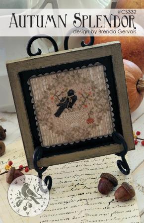 With Thy Needle & Thread - Autumn Splender-With Thy Needle  Thread - Autumn Splender, crow, fall, cross stitch 