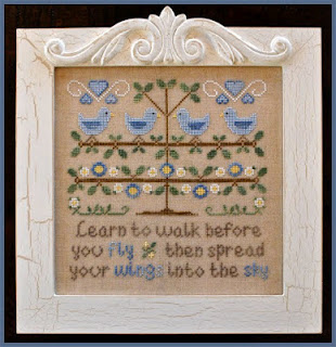 Country Cottage Needleworks - Walk Before You Fly-Country Cottage Needleworks - Walk Before You Fly - Cross Stitch Chart