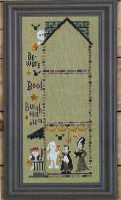 Bent Creek - The Haunted House - Part 1 of 3 - Petrified Party - Cross Stitch Pattern