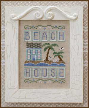 Country Cottage Needleworks - Beach House-Country Cottage Needleworks - Beach House, vacation, cottage, home, ocean, cross stitch