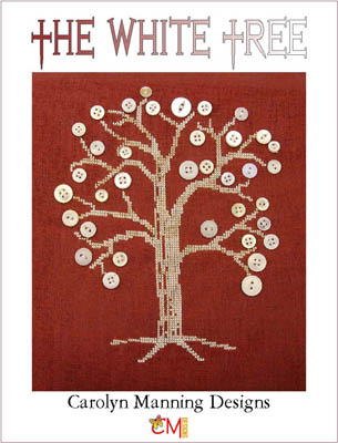 Carolyn Manning Designs - White Tree, The (with Buttons)-Carolyn Manning Designs - White Tree, The with Buttons - Cross Stitch Pattern 