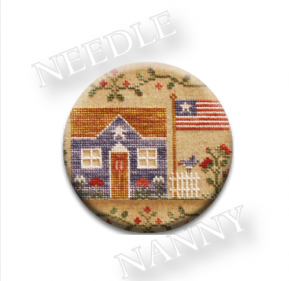Stitch Dots - Country Cottage Needleworks - Bless Our Home Needle Nanny-Stitch Dots - Bless Our Home Needle Nanny by Country Cottage Needleworks, USA, american, magnets. cross stitch, needle
