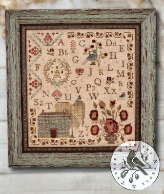 With Thy Needle & Thread - Every Opening Flower-With Thy Needle  Thread - Every Opening Flower, willow tree, sampler, flowers, spring, home, cross stitch, quaker, birds, bee skep 